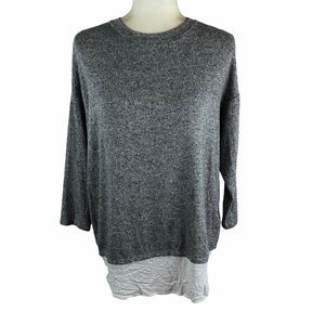 Urban Outfitters BDG Dolman Chiffon Hem Sweater